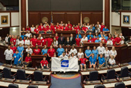 YLF Participants at the Capital